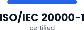 ISO/IEC 20000-1 certified